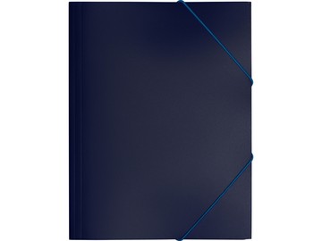 Папка формата А4 на резинке, синий