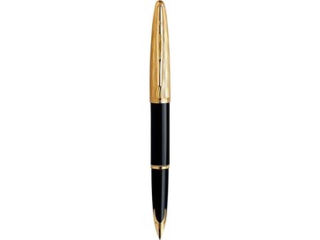 Ручка перьевая Waterman модель Carene Essential Black and Gold GT в футляре