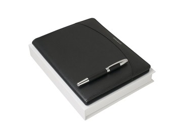Подарочный набор Embrun: папка формата А5, ручка роллер. Nina Ricci