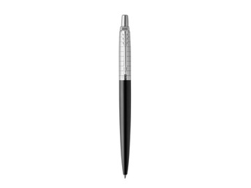 Шариковая ручка Parker Jotter Premium, Bond Street Black Grid CT, черный/серебристый