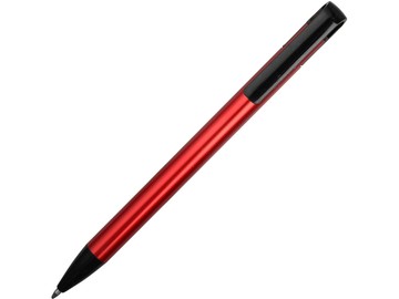 Ручка металлическая шариковая «Loop», красный/черный