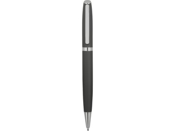Ручка металлическая шариковая «Flow» soft-touch, серый/серебристый