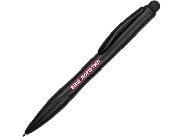 Ручка-стилус шариковая «Light», черная с красной подсветкой